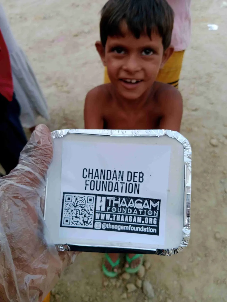 Seva moment shared by the Chandan Deb Foundation