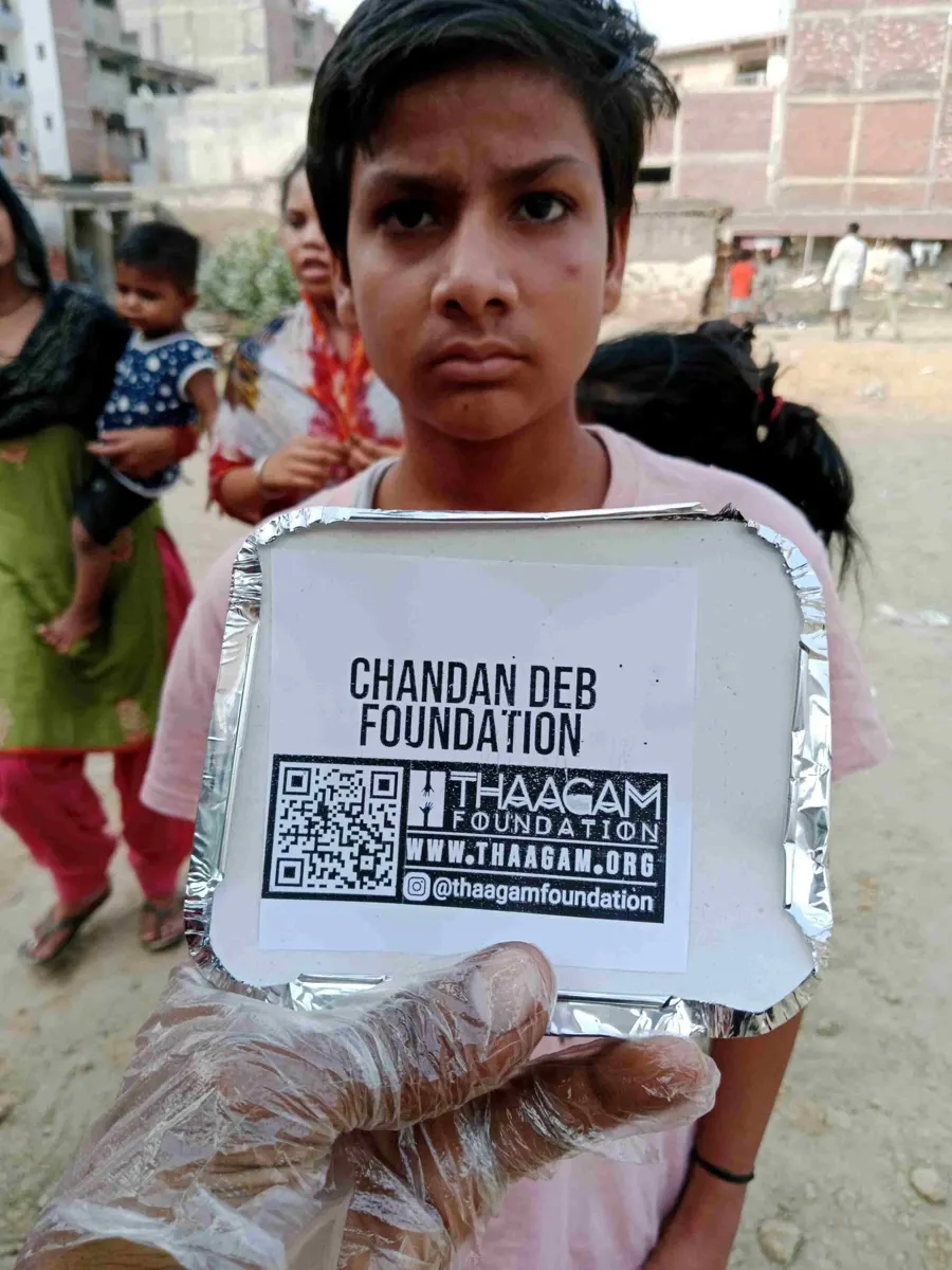 Seva moment shared by the Chandan Deb Foundation