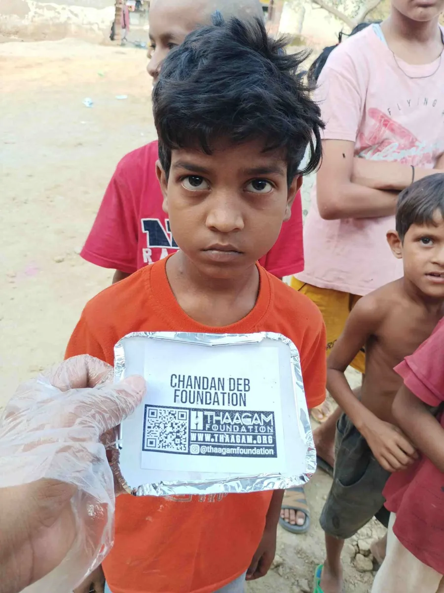 Seva moment shared by the Chandan Deb Foundation
