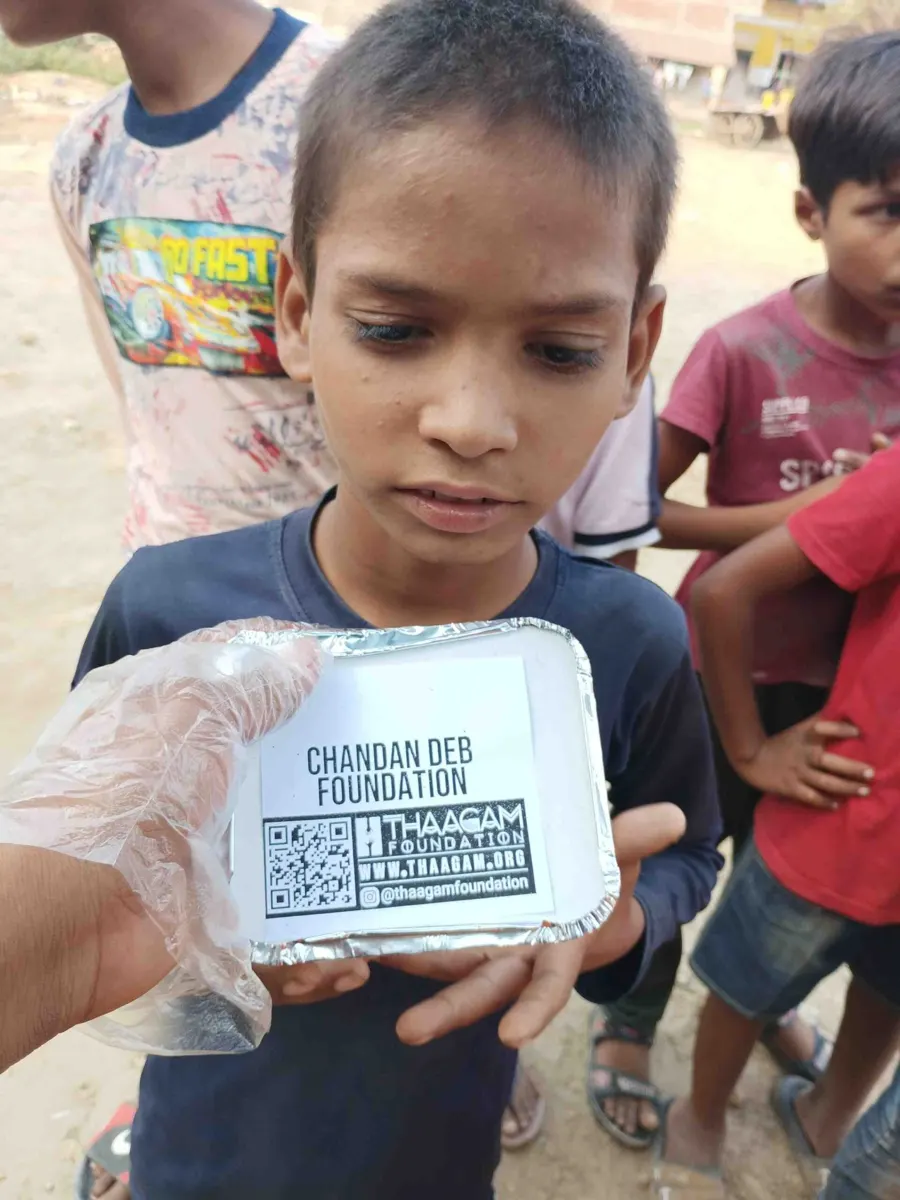 Seva moment shared by the Chandan Deb Foundation
