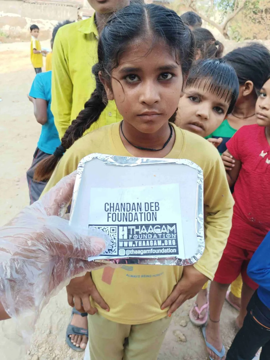 Seva moment shared by the Chandan Deb Foundation