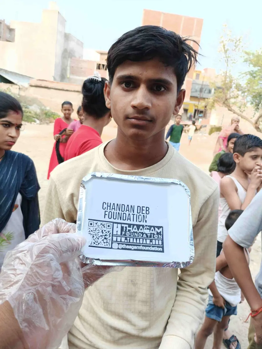 Seva moment shared by the Chandan Deb Foundation