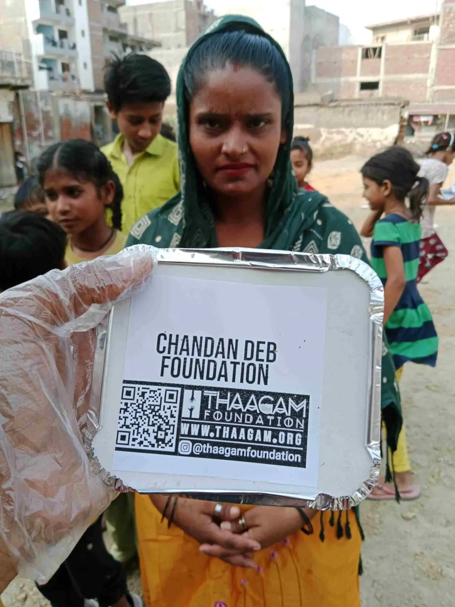Seva moment shared by the Chandan Deb Foundation