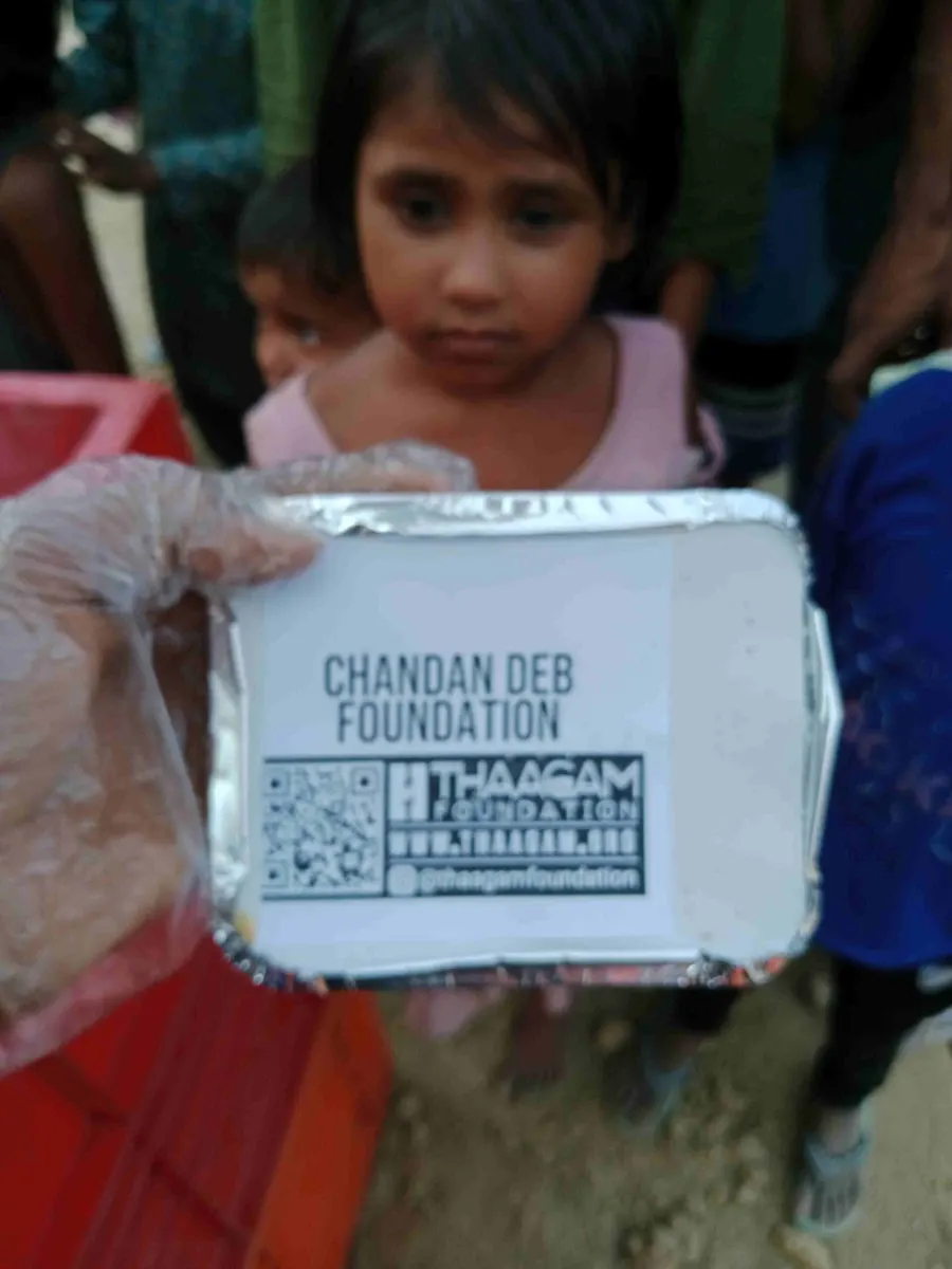 Seva moment shared by the Chandan Deb Foundation