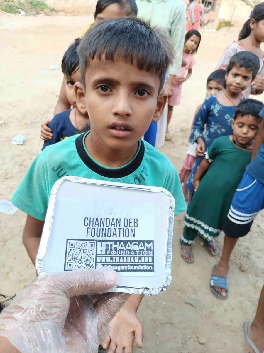 Seva moment shared by the Chandan Deb Foundation