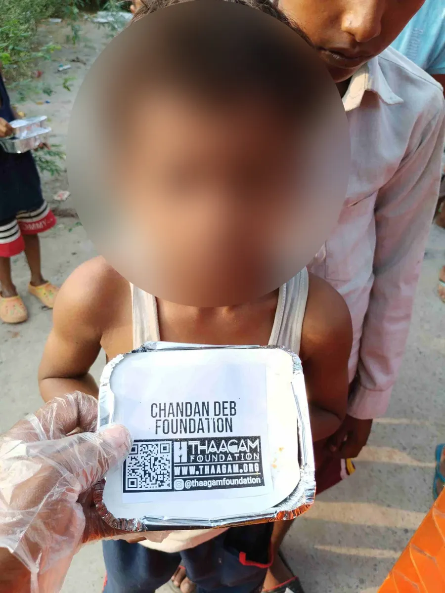 Seva moment shared by the Chandan Deb Foundation