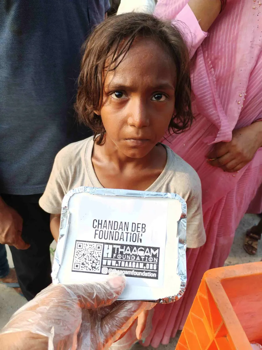 Seva moment shared by the Chandan Deb Foundation