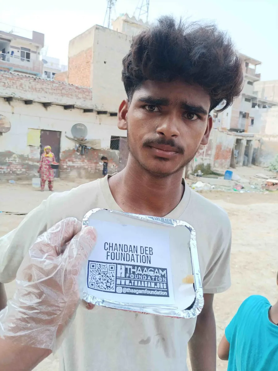 Seva moment shared by the Chandan Deb Foundation