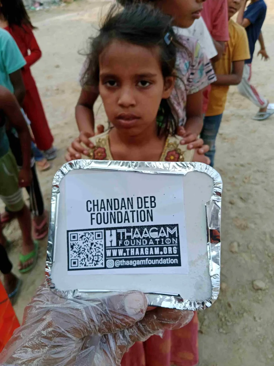 Seva moment shared by the Chandan Deb Foundation