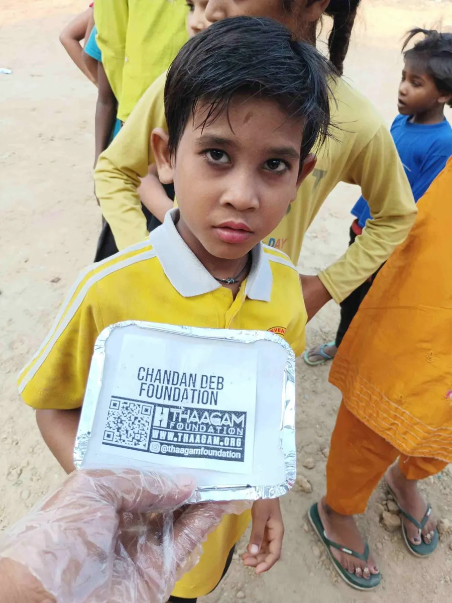 Seva moment shared by the Chandan Deb Foundation