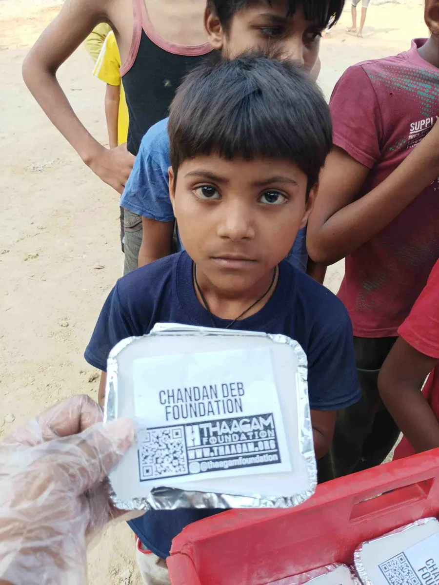 Seva moment shared by the Chandan Deb Foundation