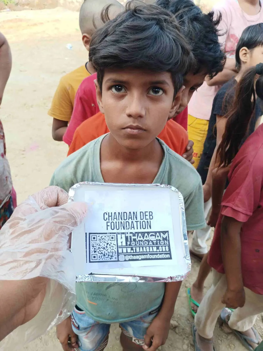 Seva moment shared by the Chandan Deb Foundation