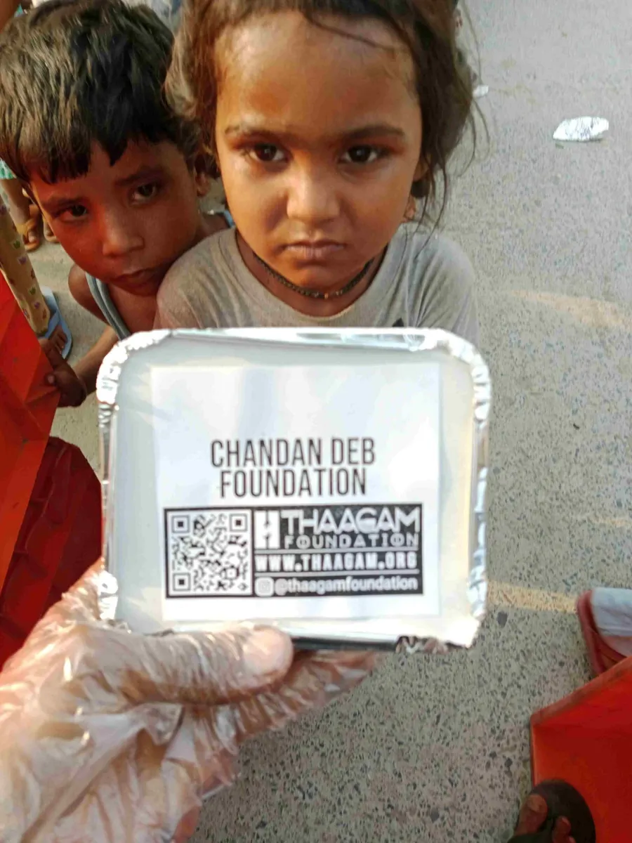 Seva moment shared by the Chandan Deb Foundation