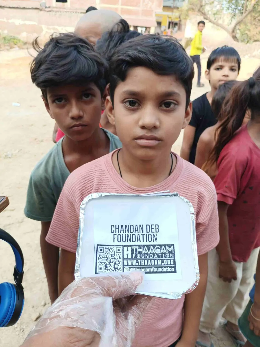 Seva moment shared by the Chandan Deb Foundation